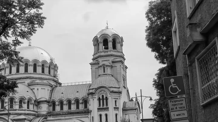 The domes of Alexander Nevsky